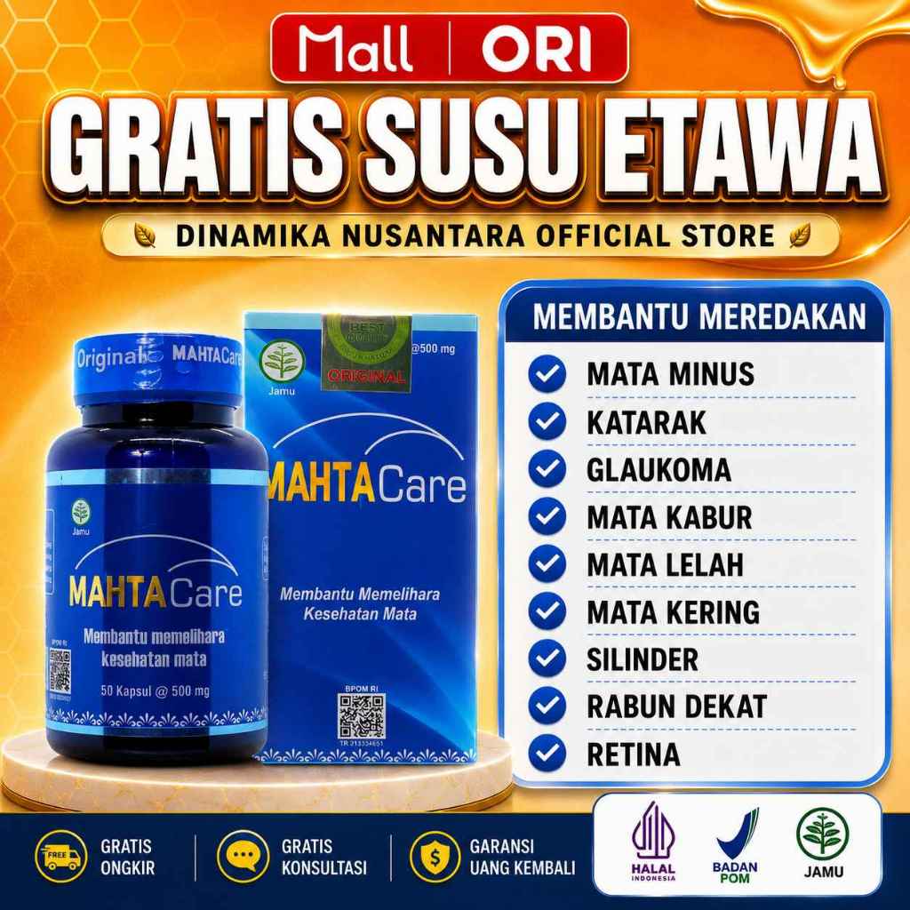 MAHTACARE Kapsul Original dan BPOM Kapsul Mata Mahtacare Original Matacare Kapsul Original