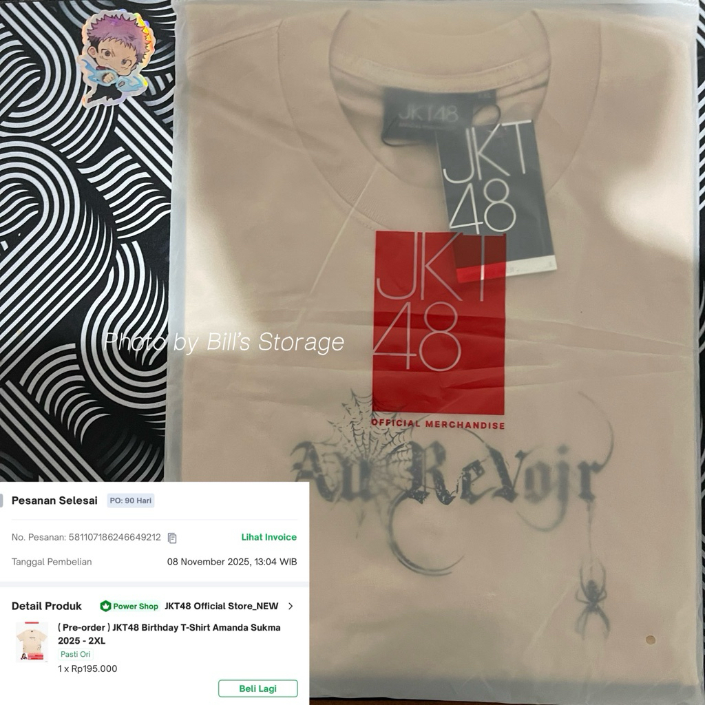 (PRELOVED) JKT48 Birthday T-Shirt Amanda Sukma 2025 - 2XL