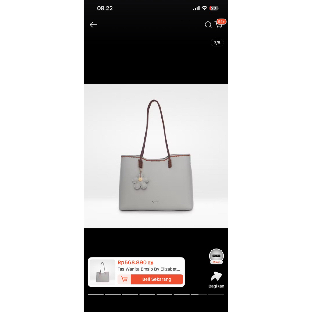 Tas wanita totebag emsio by elizabeth