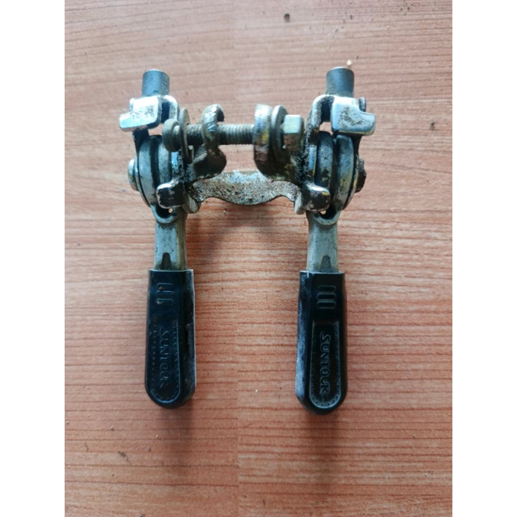 shifter sepeda balap jadul downtube merk suntour second