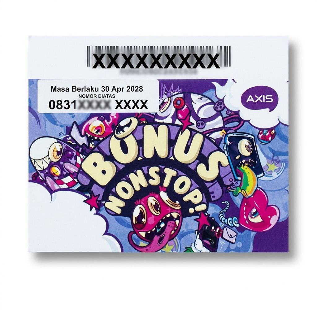 Perdana Axis Kuota 3GB Nasional, SEGEL 01-FEB-2027, Kartu Prabayar XLSMART 4G/5G