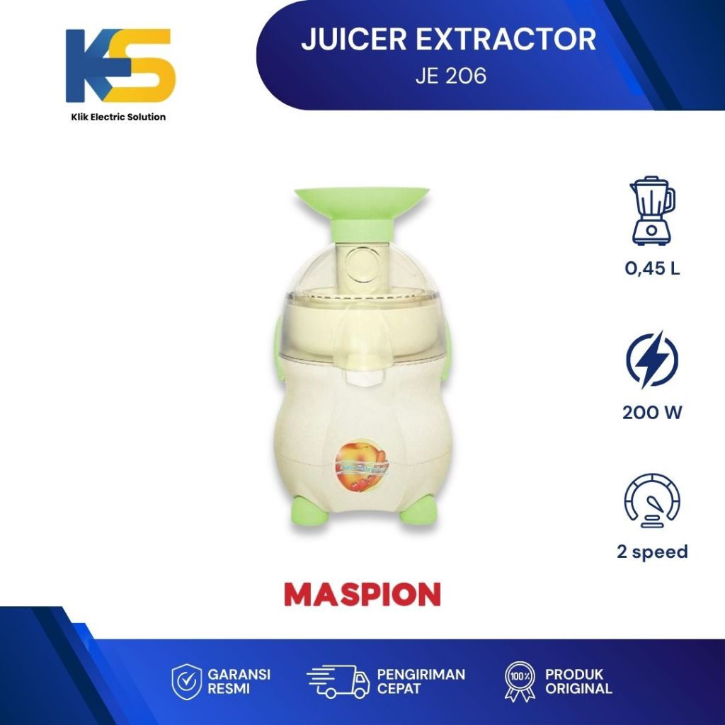 K.E.S - Maspion Juicer Extractor JE 206