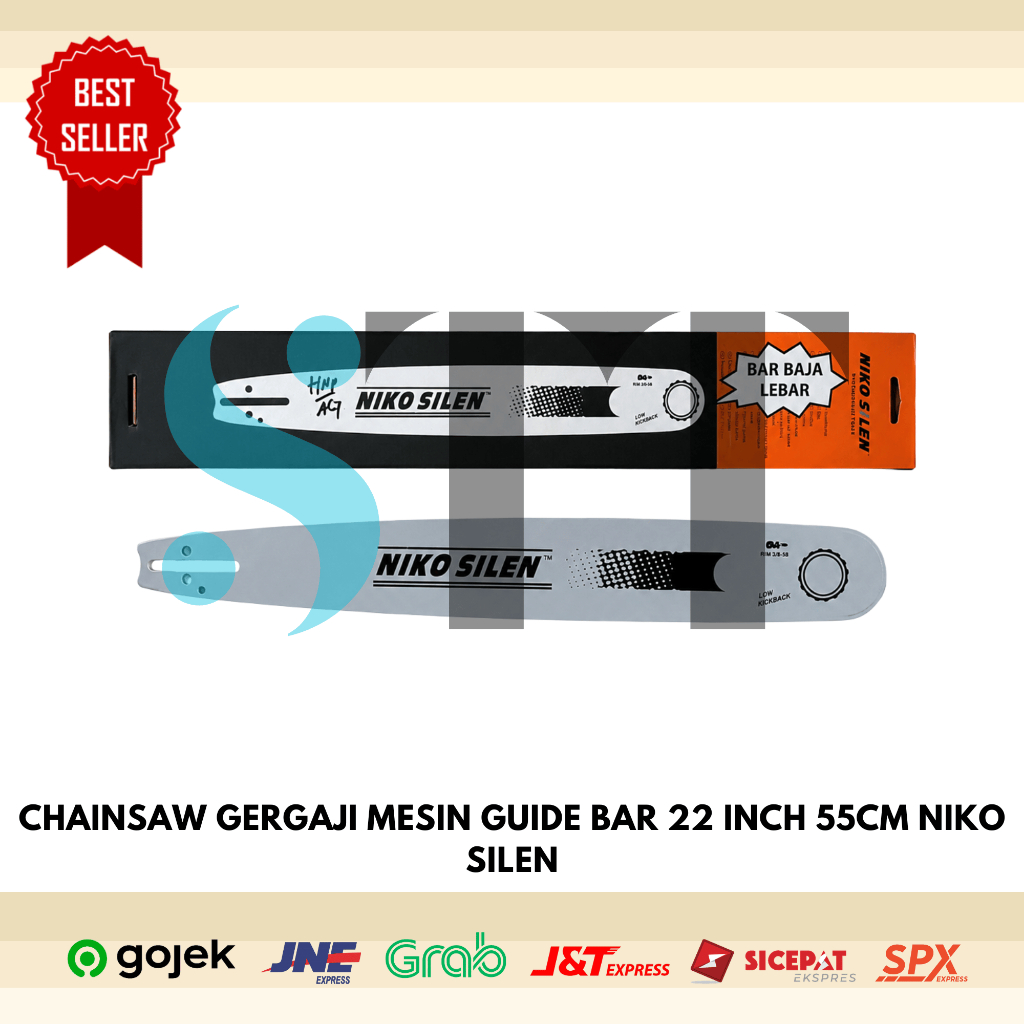 Chainsaw Gergaji Mesin Guide Bar 22 Inch 55CM Niko SIlen
