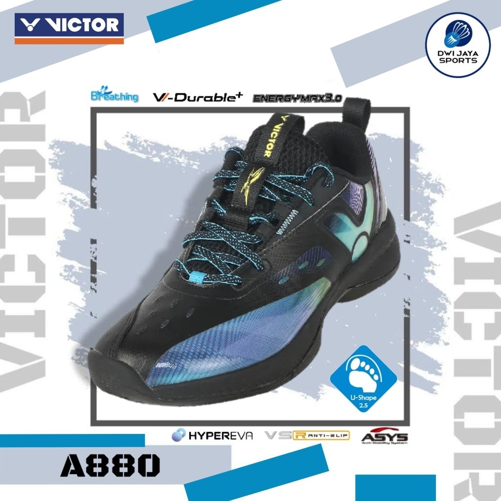 New Sepatu Badminton Victor A880 | Sepatu Victor A880 CJ