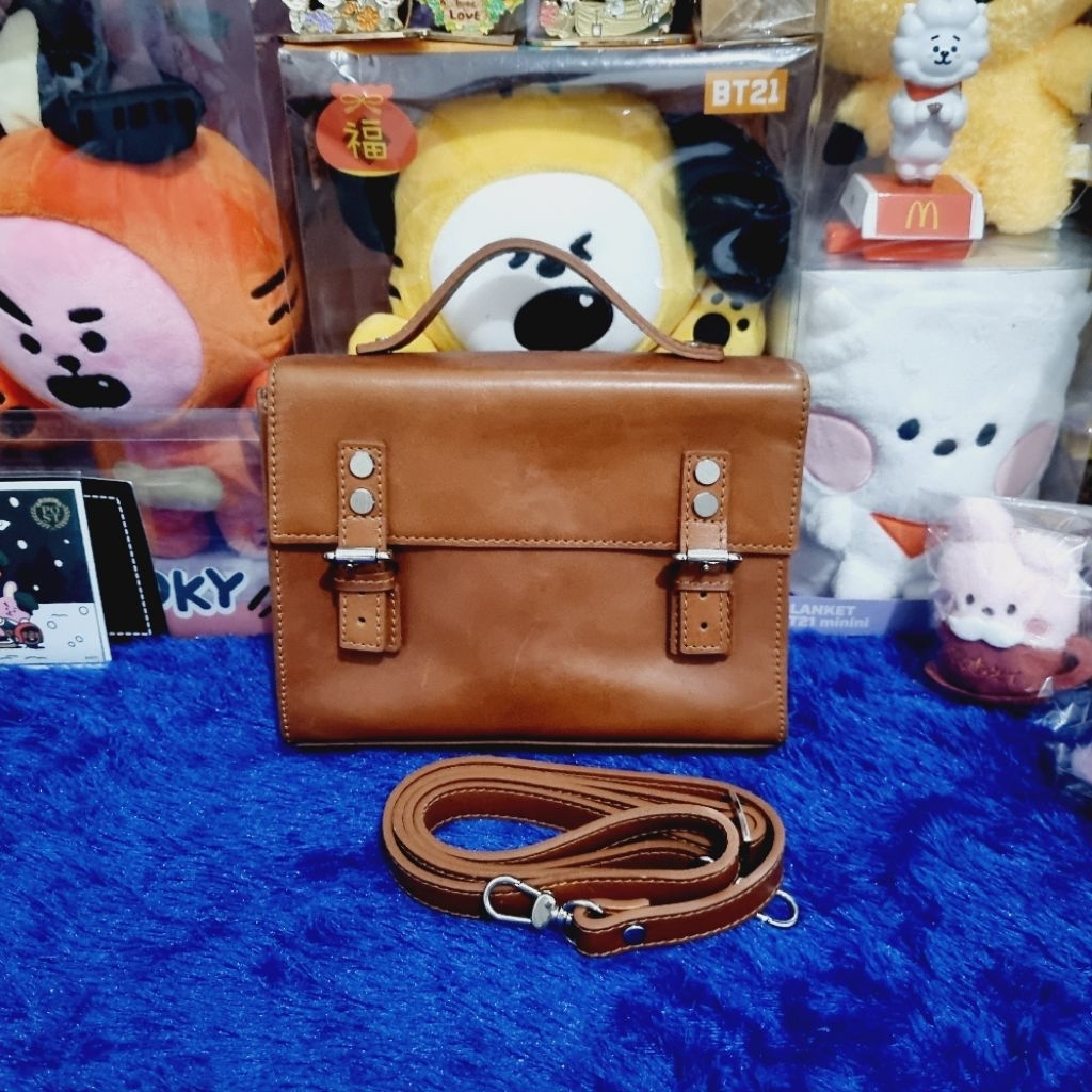 tas vintage coklat