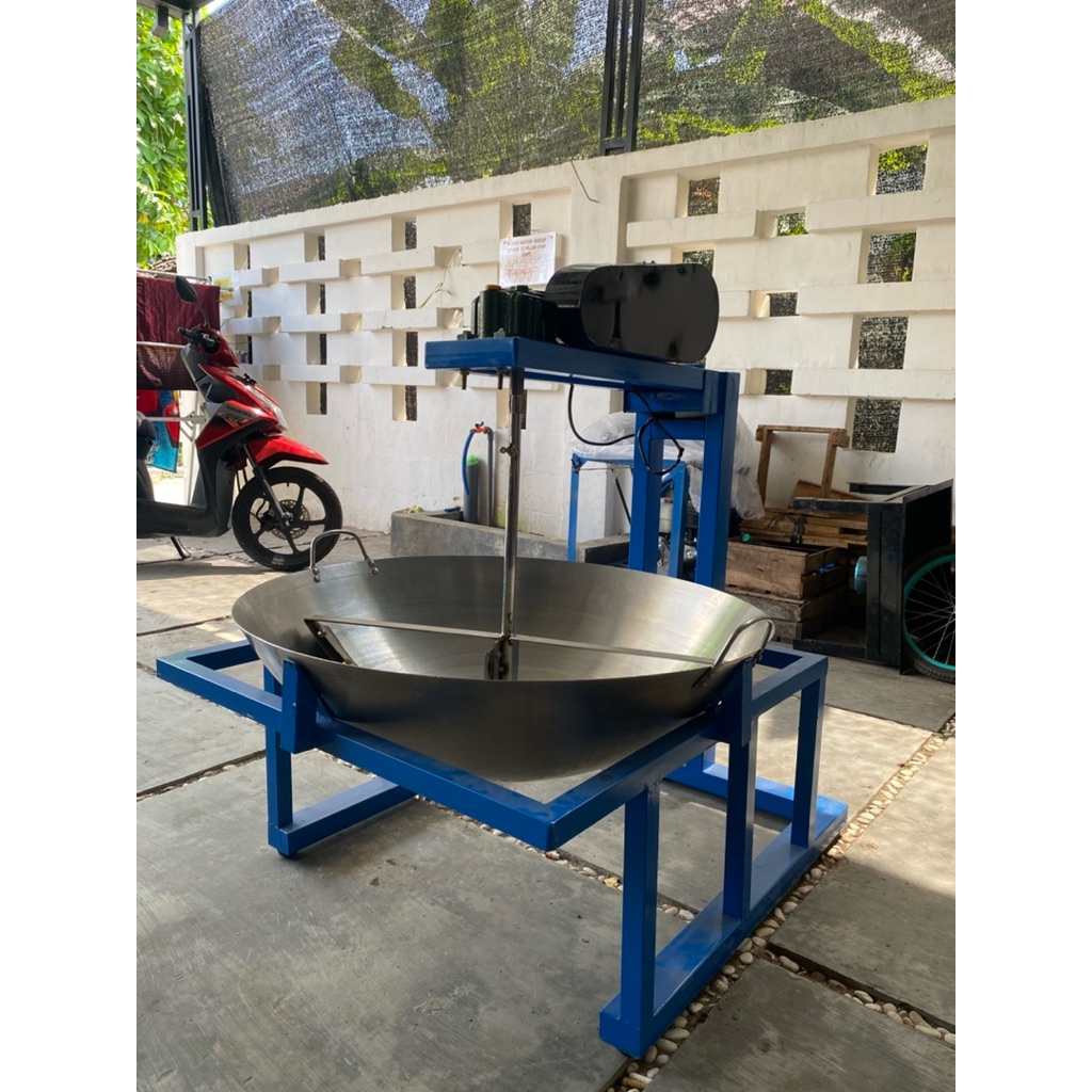 Mesin Pengaduk Dodol | Pengaduk Bumbu | Mesin Pengaduk Abon Gearbox
