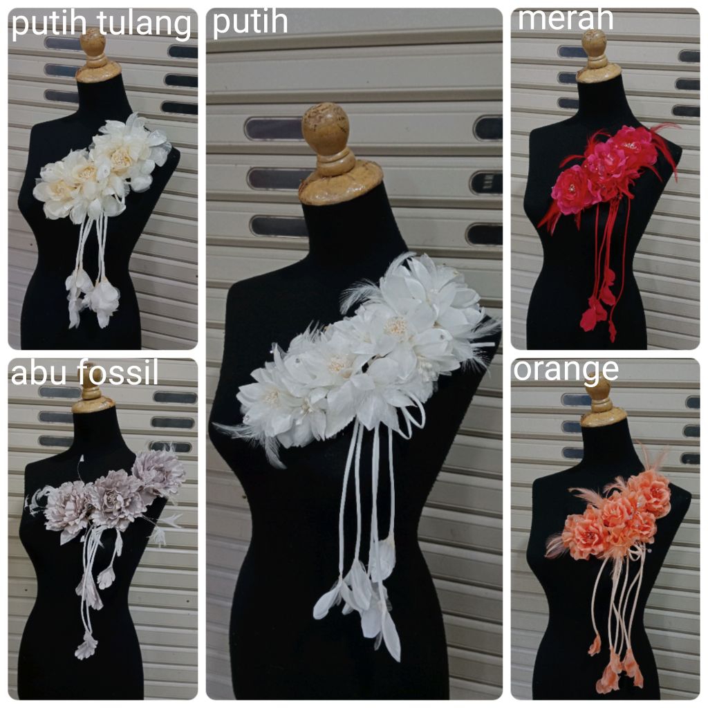 Bunga Korsase Gaun/Korsase Jumbo/Korsase gaun /Bunga Pinggang Rumbai/ Bunga Bahu/bunga bros besar/co