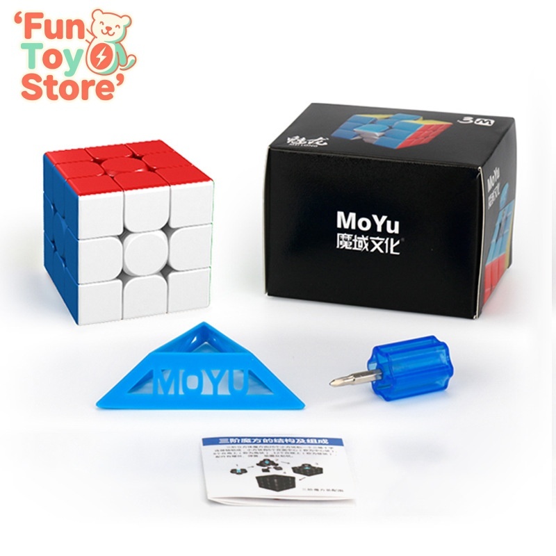 MoYu 3x3 Speed Cube Rubik Cube Asli - Mainan Edukasi Anak & Remaja, Anti Macet