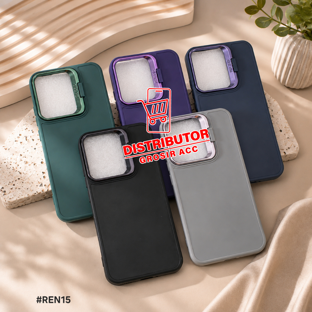 OPPO RENO 15 5G OPPO RENO 15F CASE MACARON STAND CAMERA  CASE KICKSTAND CAMERA OPPO RENO 15 5G OPPO 