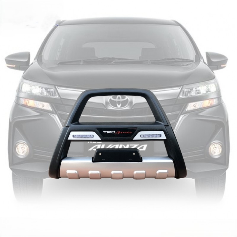 Bemper Depan Mobil Avanza/Xenia Rush/Terios Model A - TRD SPORTIVO Tanduk Depan LED Mobil