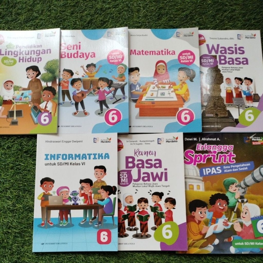 BUKU ERLANGGA KURIKULUM MERDEKA KELAS 6