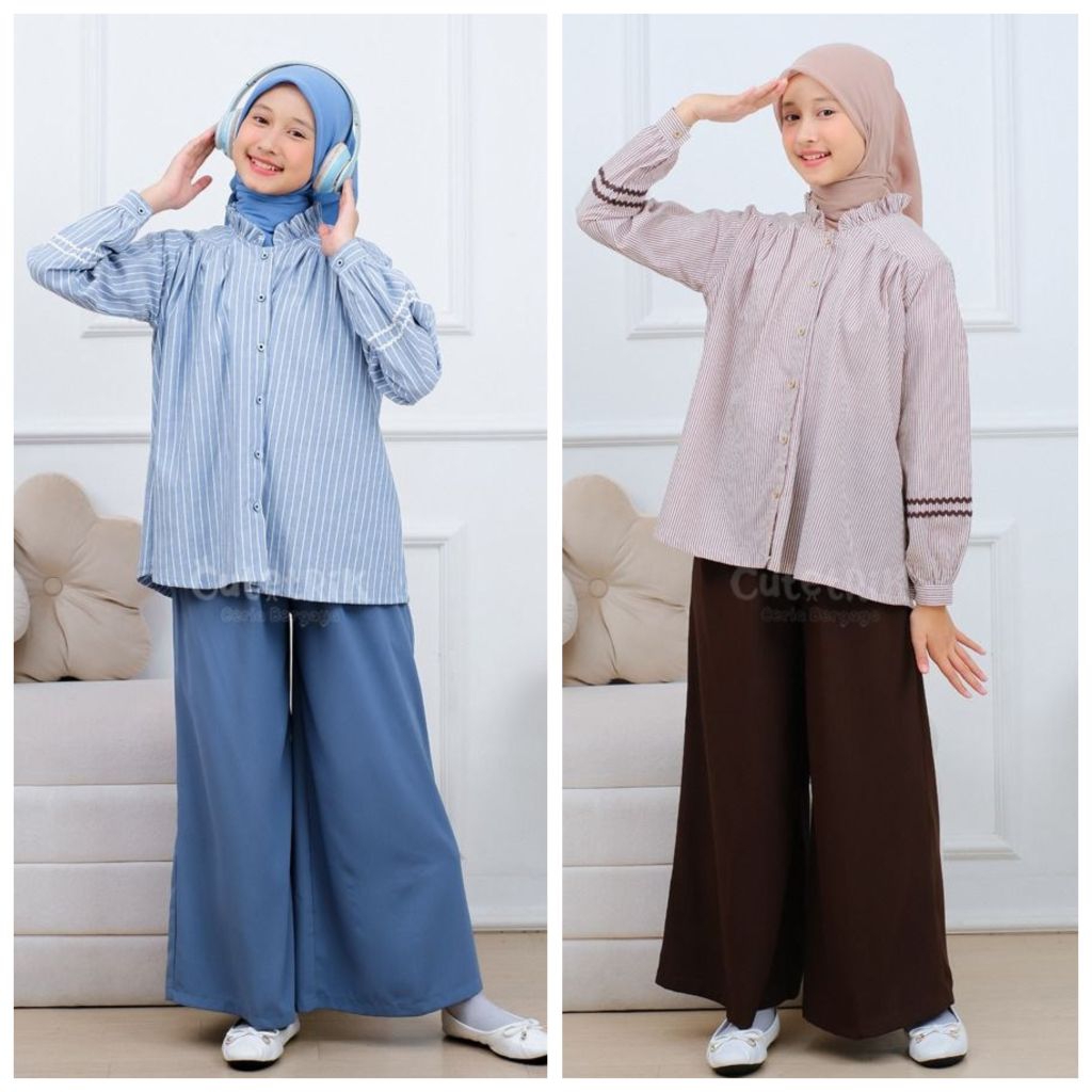 CUTETRIK Setelan Kulot Anak dan Remaja