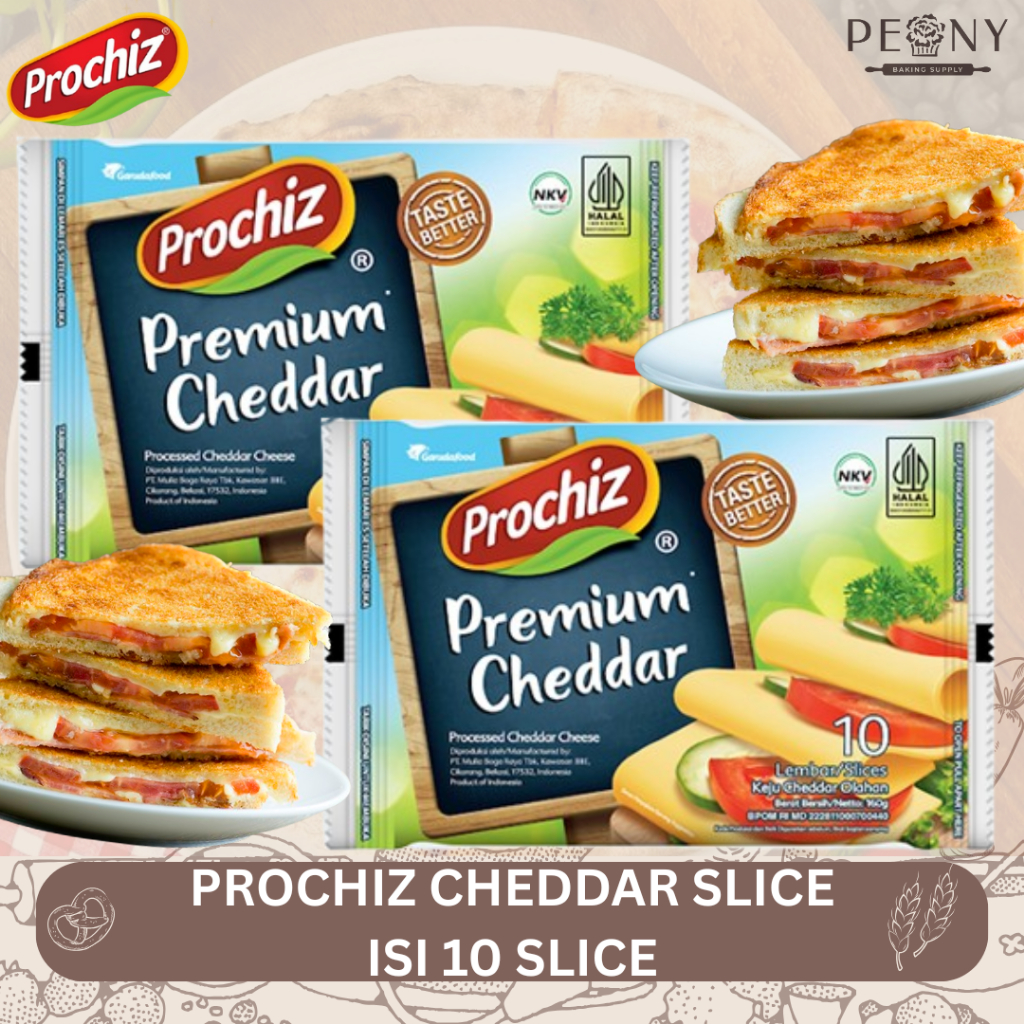 PROCHIZ CHEDDAR SLICE ISI 10/PROCHIZ KEJU SLICE