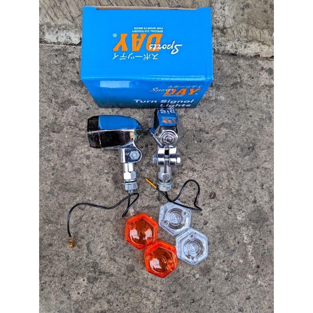 Sein Palu Led , Riting Palu Bulat, Palu Kotak led double mika Ride it CB GL Tiger Mega pro vixion