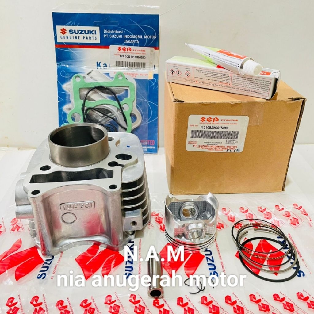 Blok seher piston+topset+lem Suzuki Shogun FL 125 Shogun SP 125 Shogun Axelo 125 Shogun New 125