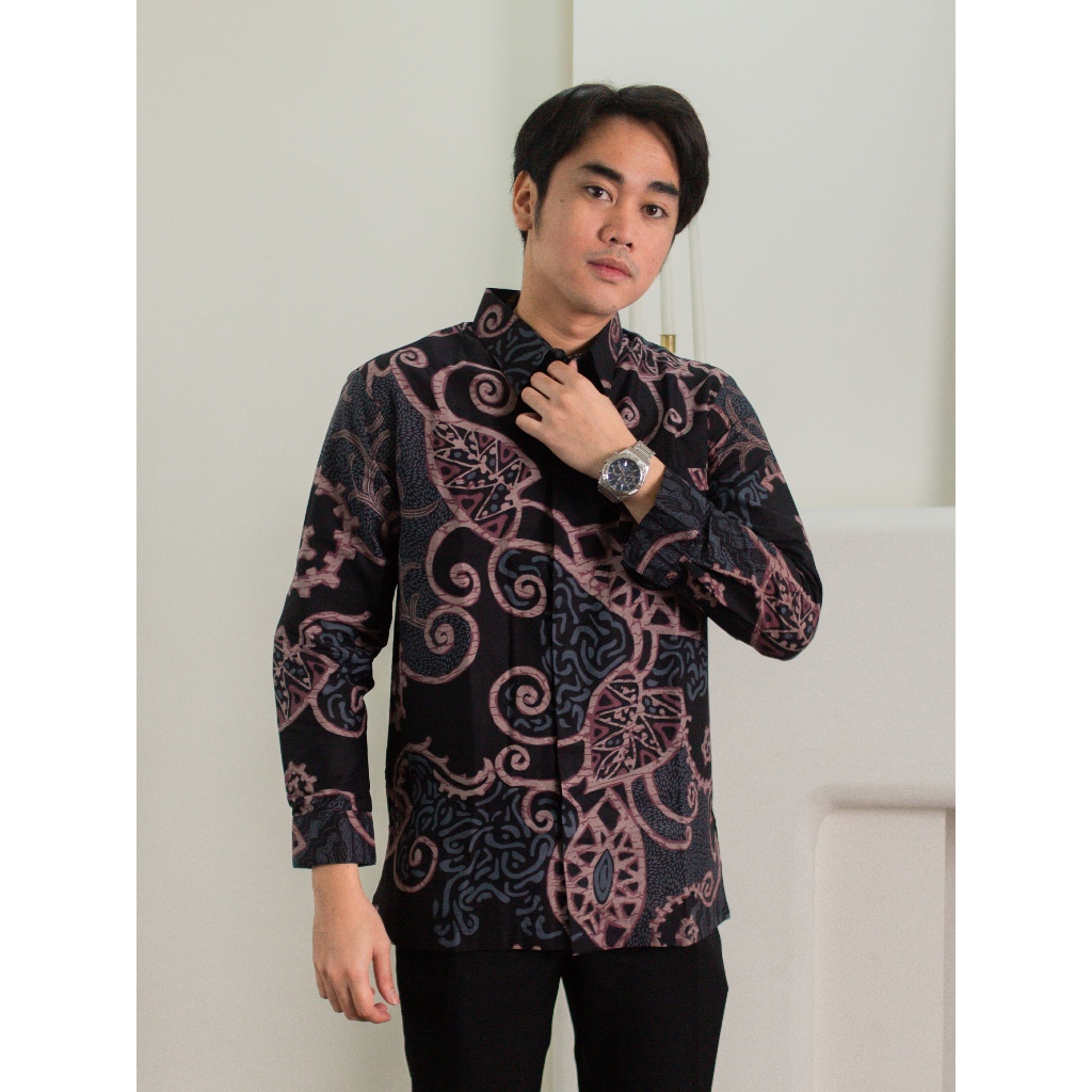 Batik Ayman - LENGAN PANJANG | Kemeja Batik Pria Katun Solo Halus