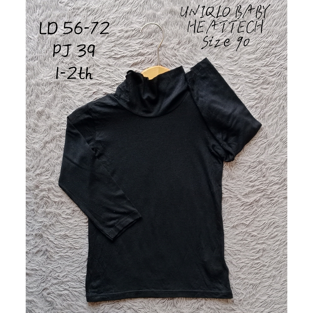 Turtleneck kaos lengan panjang/inner UNIQLO BABY HEATTECH