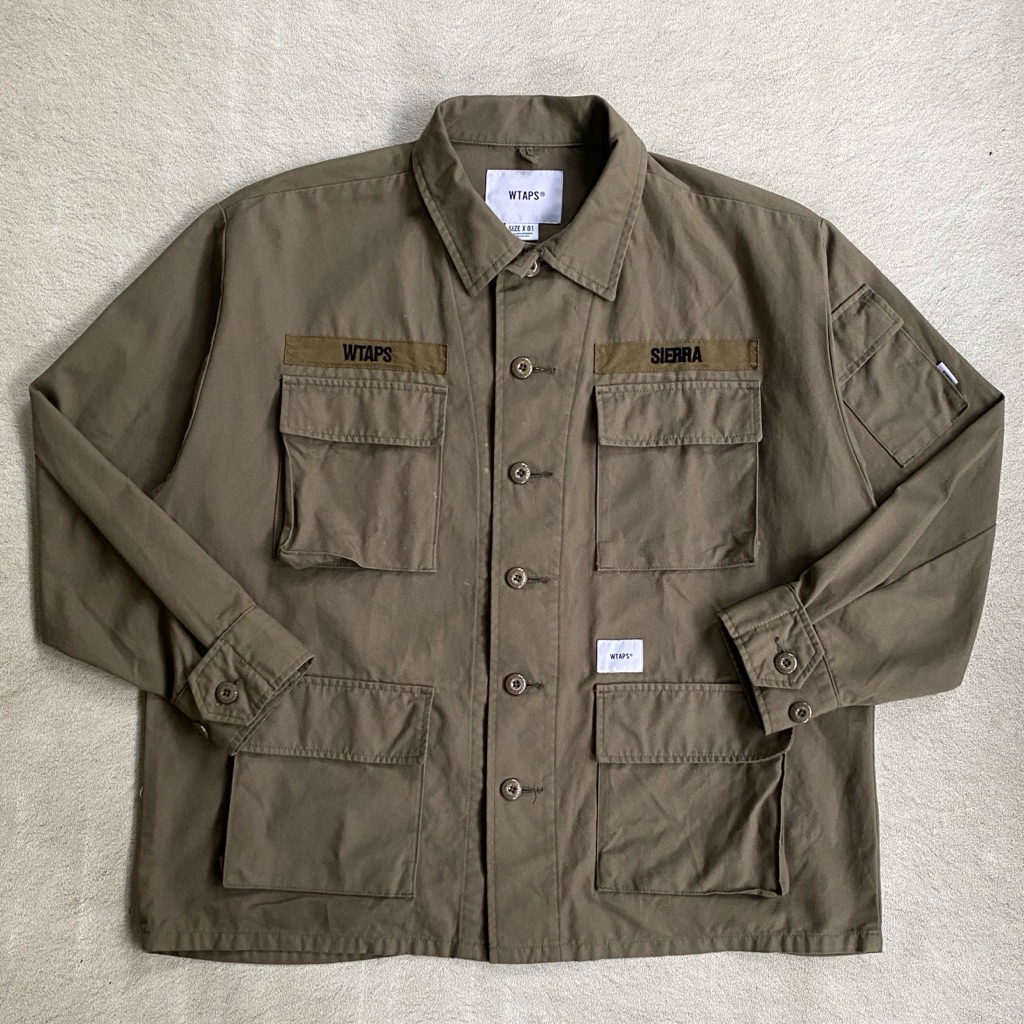 Wtaps 19AW Jungle L/S Shirt - Olive