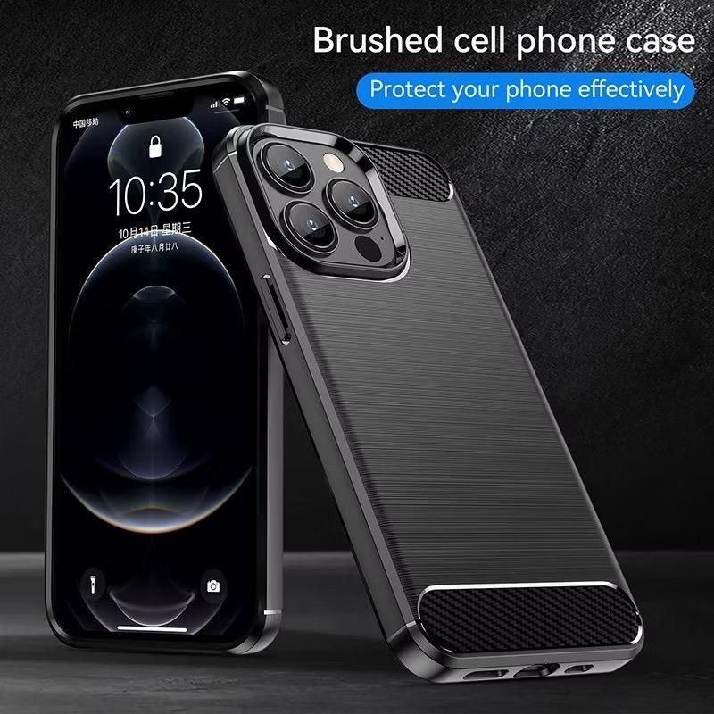 CASE IPHONE 16 / 15 / 14 / 13 / 12 / 11 / MINI / PLUS / PRO / PRO MAX RUGGED CARBON ARMOR FIBER ANTI