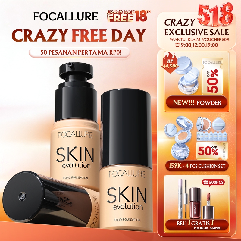 FOCALLURE Full Coverage Oil-control Fluid Foundation