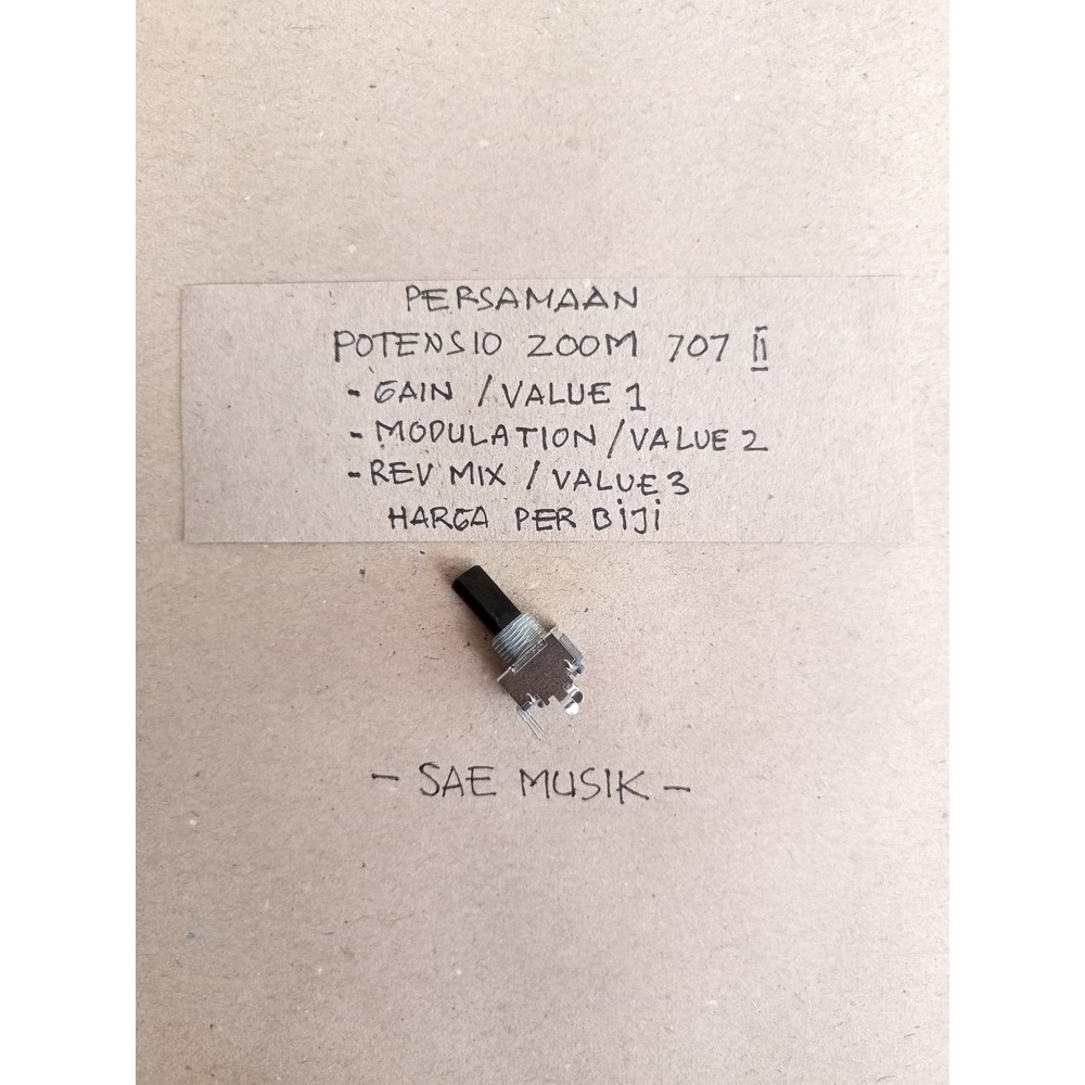 Potensio zoom 707 ii versi 2 persamaan bagian gain modulation rev mix value 1 2 3