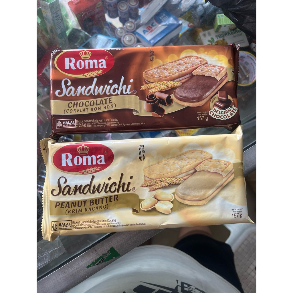 Snack Biskuit Sandwich Roma