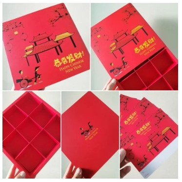 Box Kue Sekat Kotak Packaging Hampers