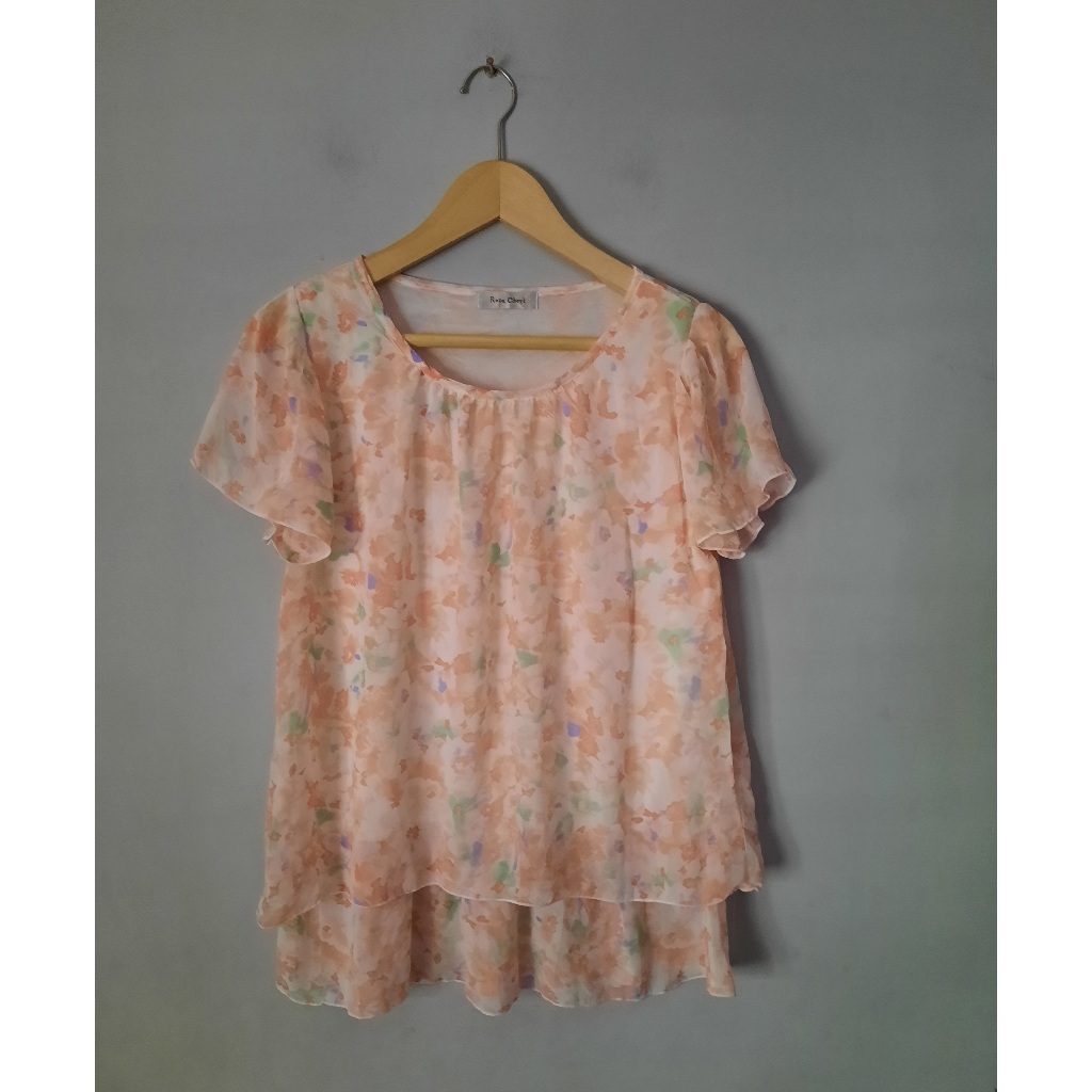 Preloved Blouse Bunga Rosa Cheri