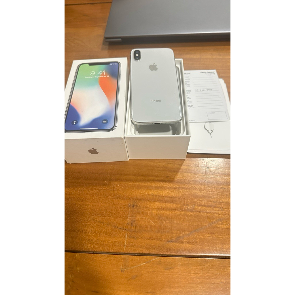 iPhone X 256 White bekas mulus