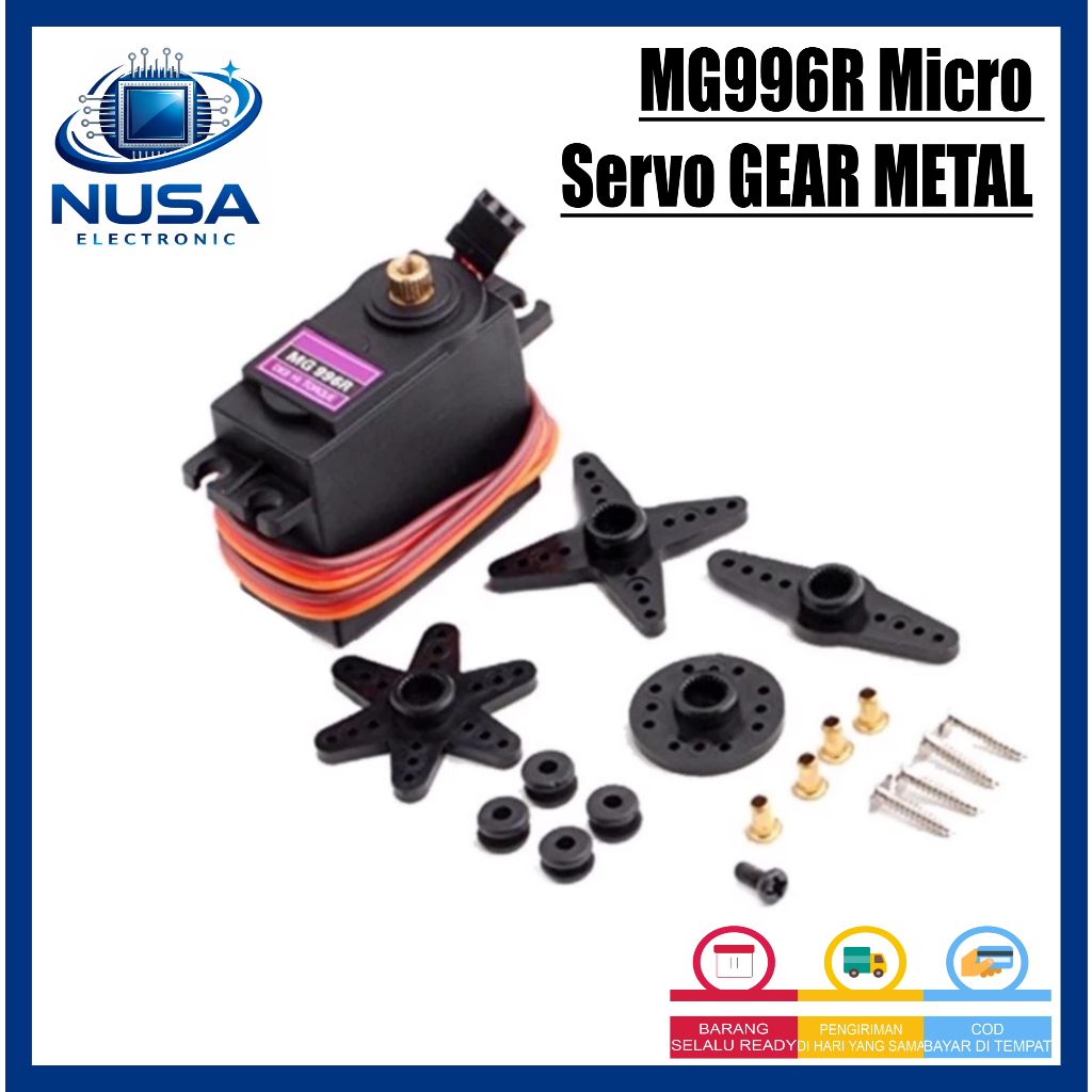 MG996R Micro Servo MG996 Metal Torque Arduino Gear Tower Pro Hi Servo Motor Boat Module Helicopter