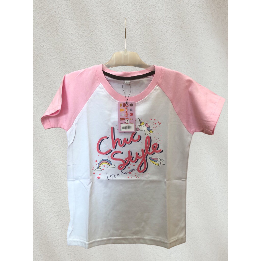 Kaos Raglan Anak Perempuan