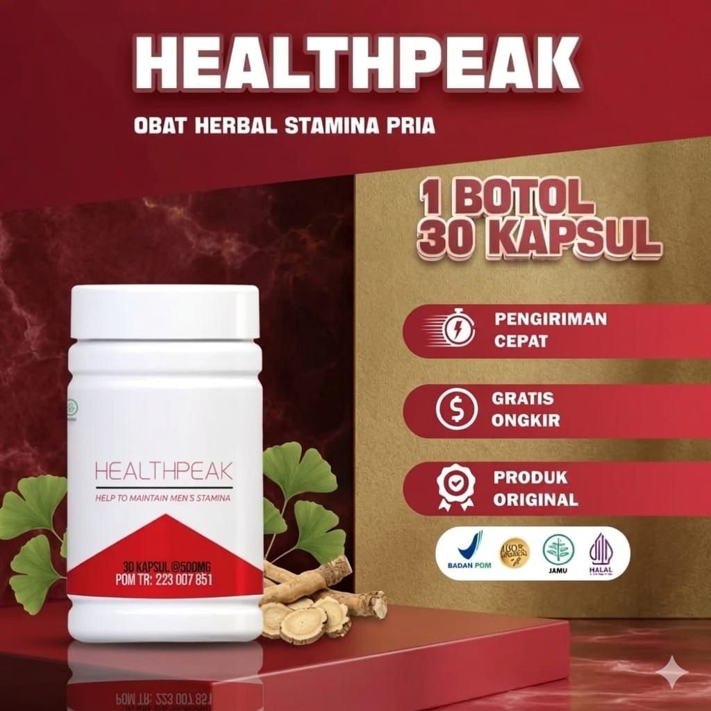 HEALTHPEAK Membantu Meningkatkan Stamina, Energi, dan Vitalitas Pria Dewasa