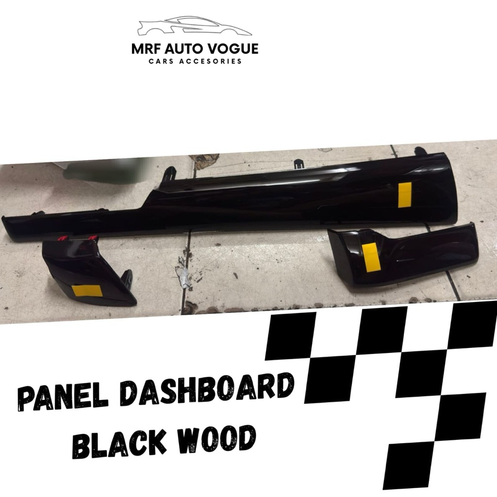 PANEL DASHBOARD INNOVA REBORN BLACK WOOD