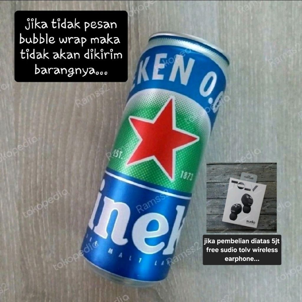 Non No alcohol Beer bir Holland Heineken Corona Tiger Anker - Heineken