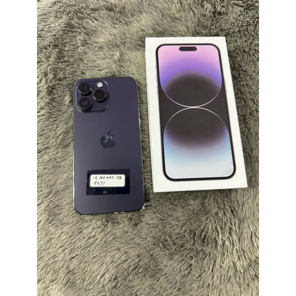iphone 14 pro max 1 tb ibox fullset oem mulus