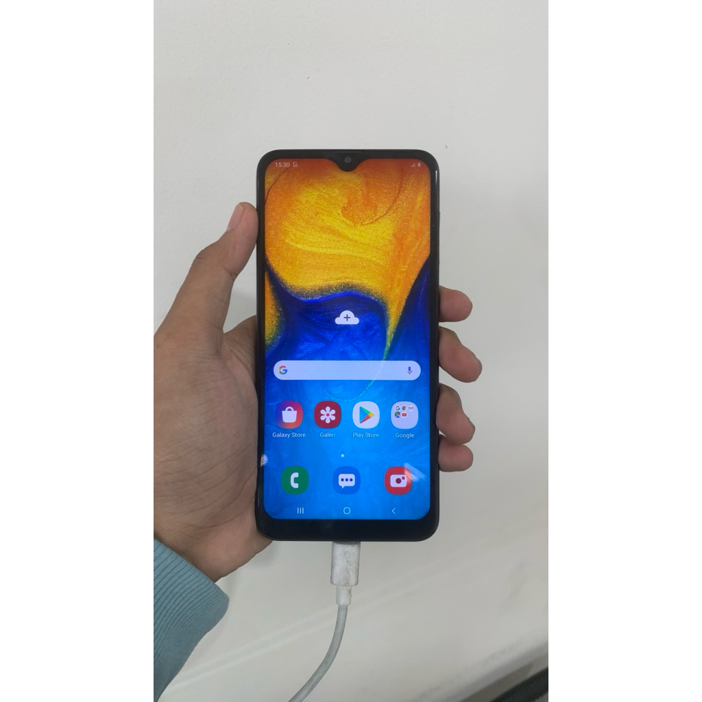 SAMSUNG GALAXY A20 3/32 GB 4G LTE HANDPHONE ANDROID SECOND MURAH BERKUALITAS ORIGINAL