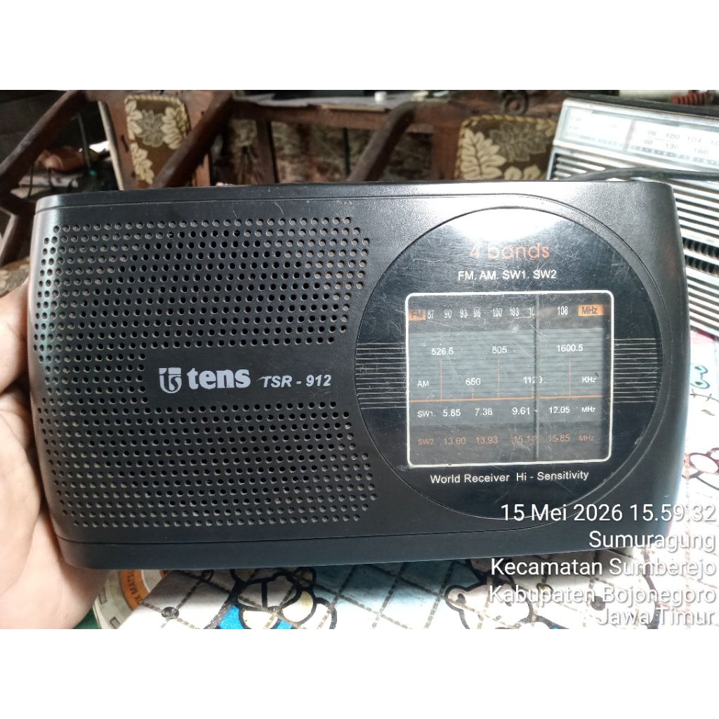Rdio Tens (ORI)4band FM/AM /SW1/SW2 Bekas berkwalitas