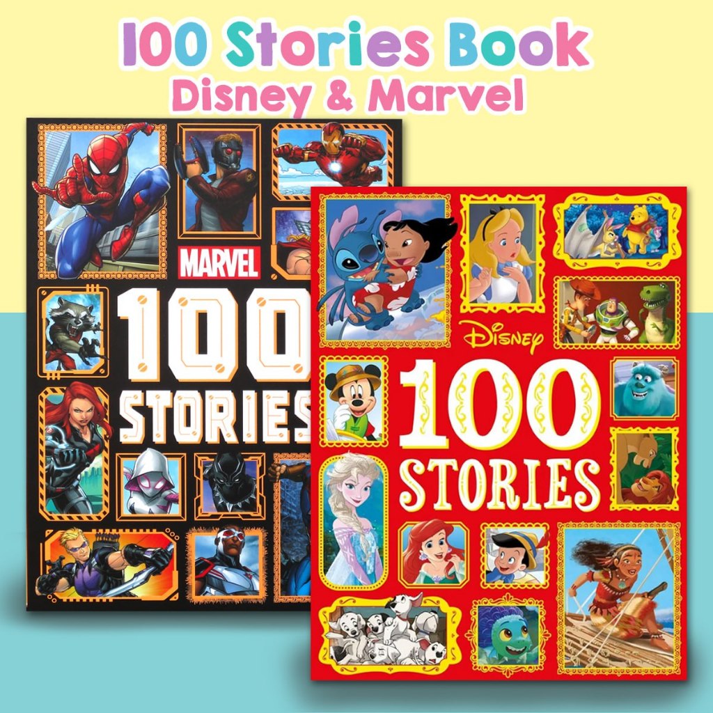 100 Stories Book Disney & Marvel - Treasury Collection