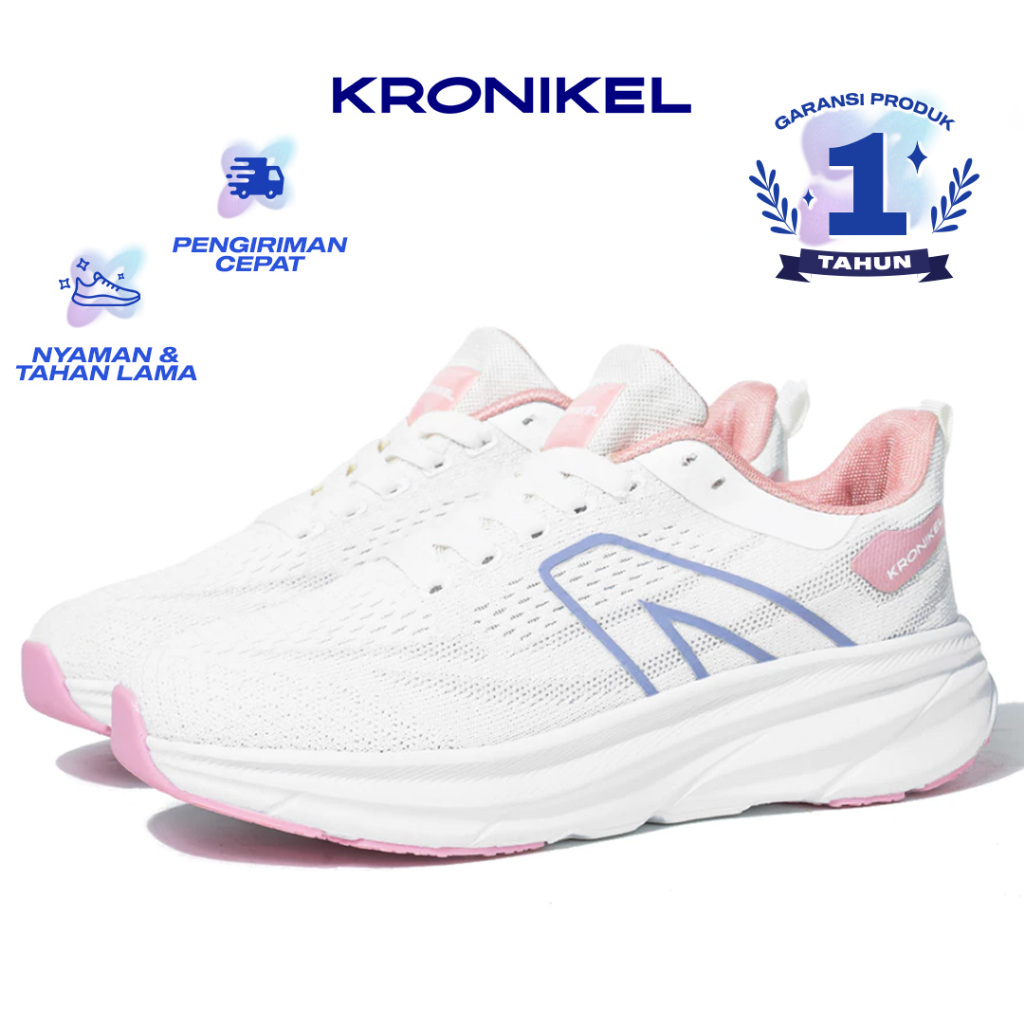 KRNL Active RUN SWIFT KRONIKEL Sepatu Sneakers Wanita Running Olahraga