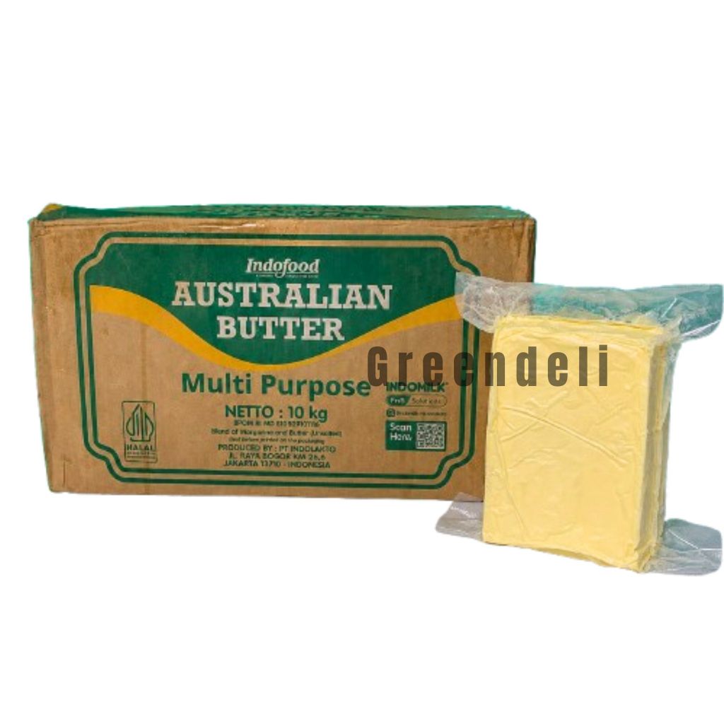 Australian Butter 1KG Repack Unsalted Butter / Mentega Tawar Australian