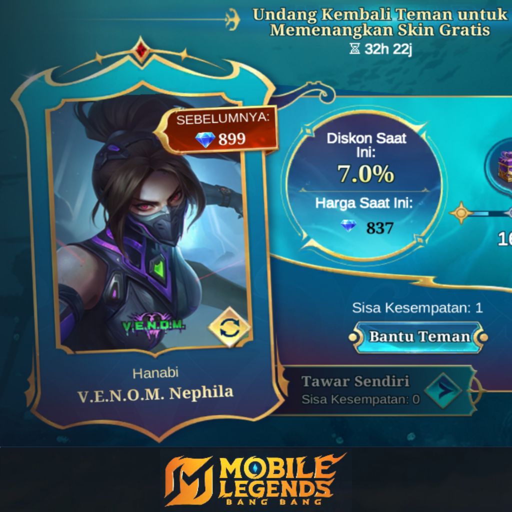 Software Jasa Callback Klaim Skin MLBB