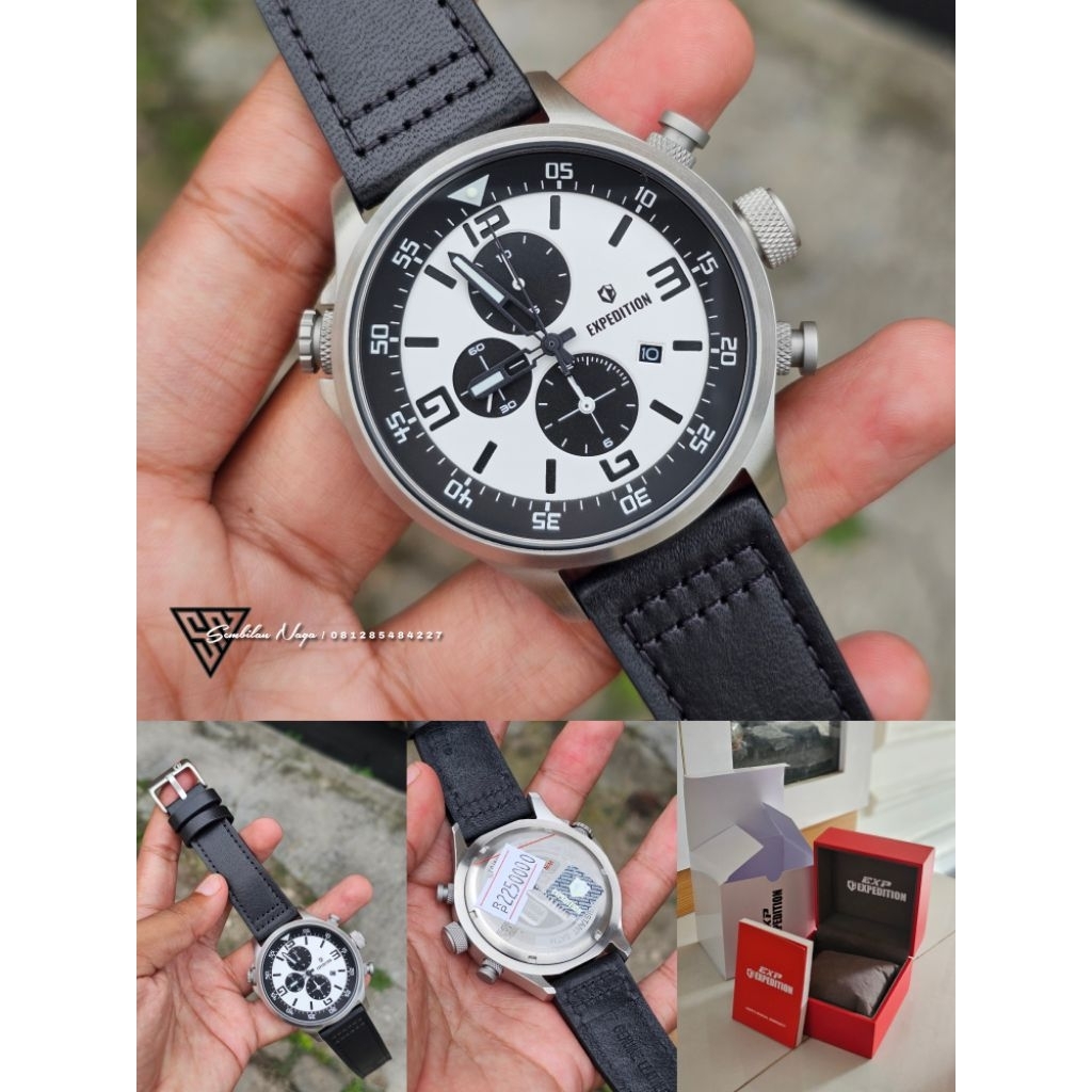 Jam expedition 6318 panda kondisi baru fullset