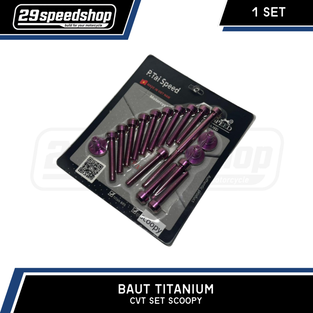 BAUT TITANIUM CVT SET SCOOPY