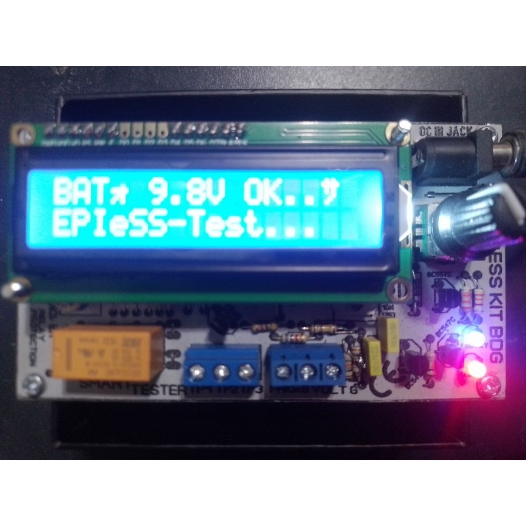ESR meter Digital + relay  proteksi+Rotary Encoder