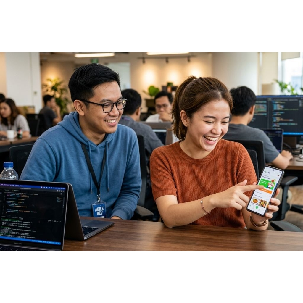 JASA PEMBUATAN APLIKASI WEB ANDROID IOS  CUSTOM MURAHI KASIR INVOICE STOK BARANG BARCODE TERIMA SESU
