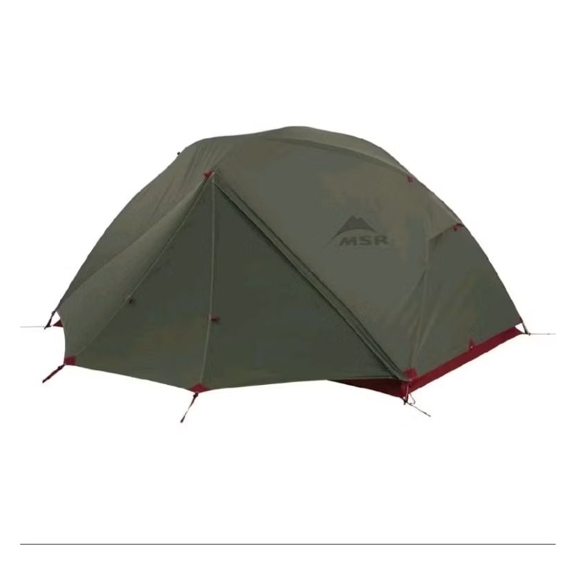 TENDA OUTDOOR/GUNUNG/HIKING/TREKKING/CAMPING MSE MSR ELEXIR 2P BACKPACKING TENT GREEN/RED