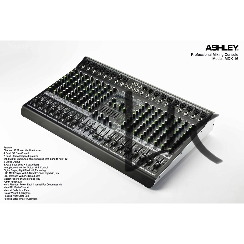 Mixer ashley mdx 16 mixer ashley