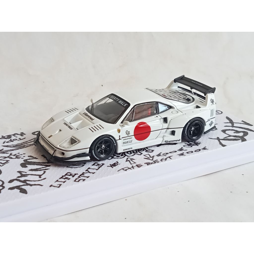 Inno64 Ferrari F40 LBWK Unsealed putih