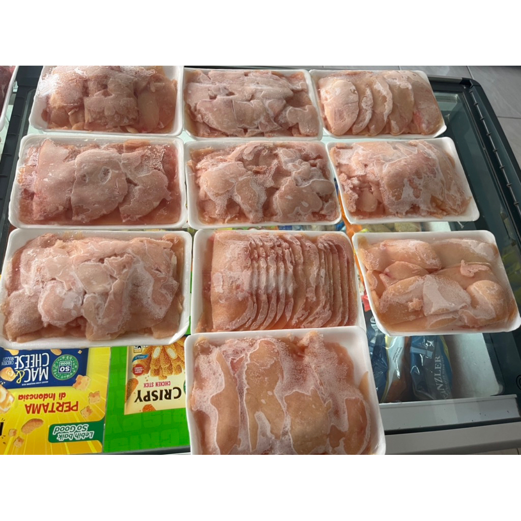 Daging ayam slice 500gr 1kg