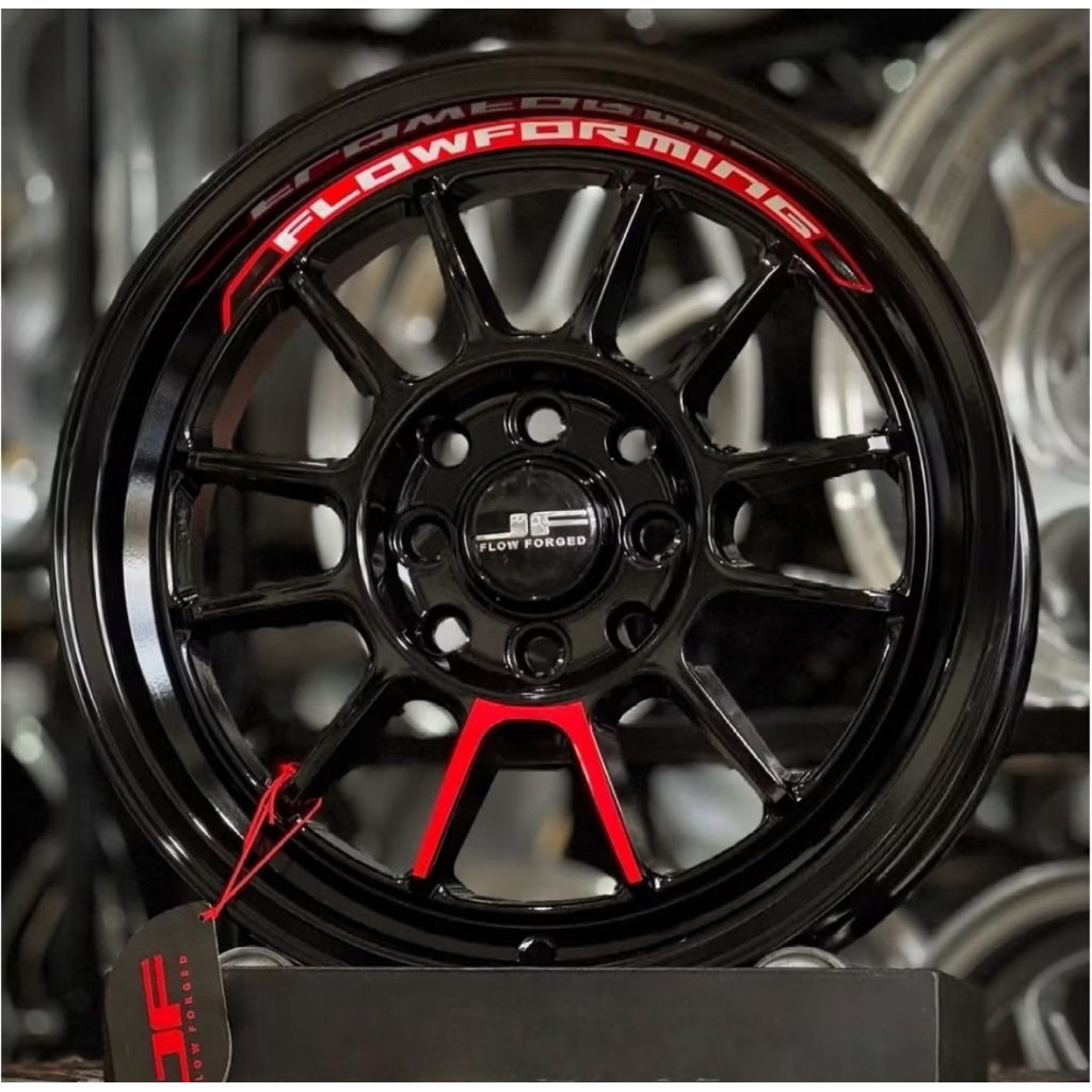 velg mobil ring 15 lebar 7 VENOM 5 FLOW FORMING JF LUXURY R15 velg racing mobil Brio mobilio Avanza 